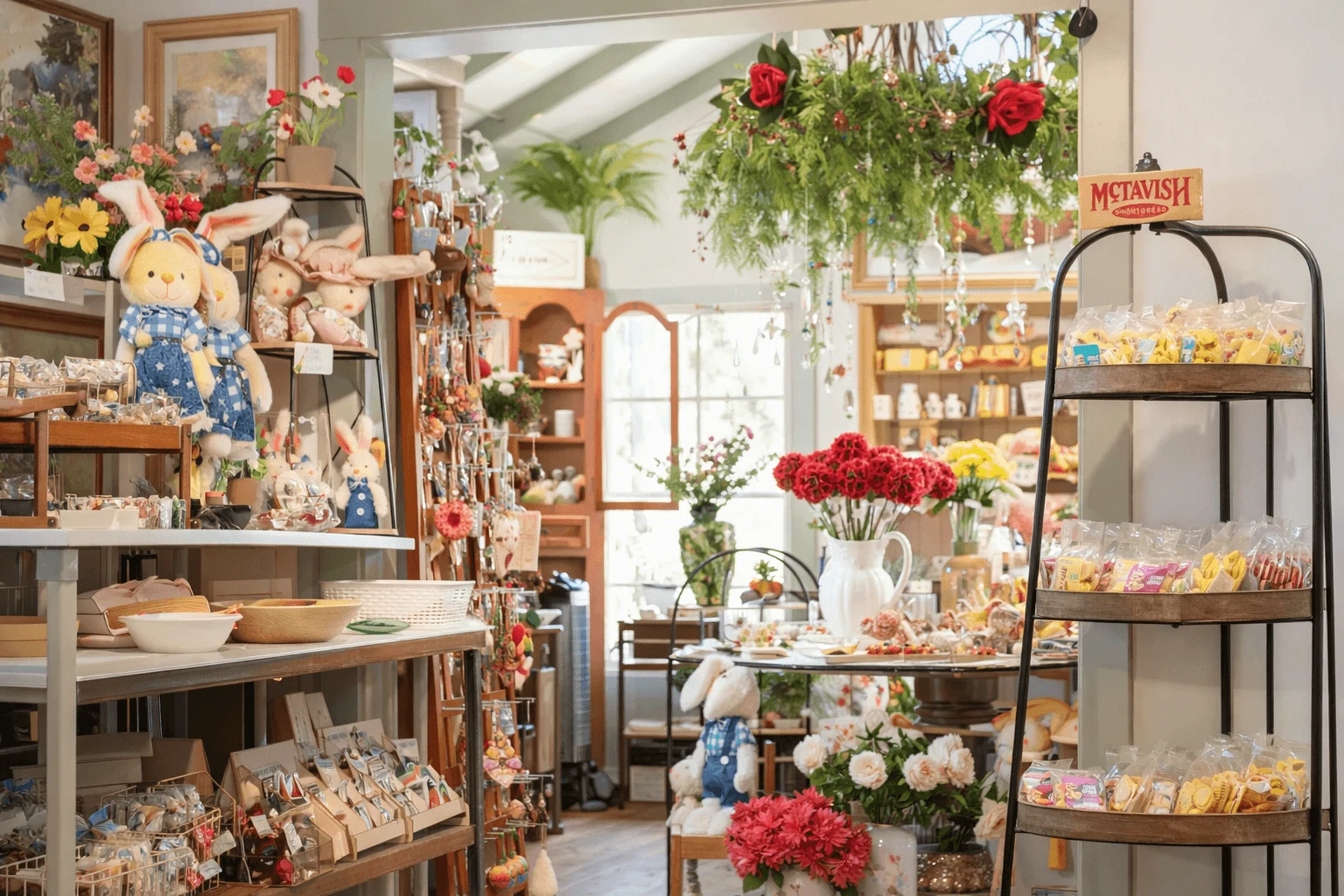 Flowers, ceramics and thoughtfully arranged gifts inside Mi Amore Sedona
